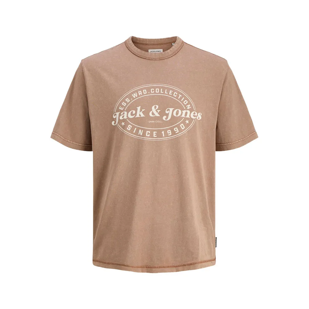 

Футболка с коротким рукавом Jack & Jones Dover Print, коричневый