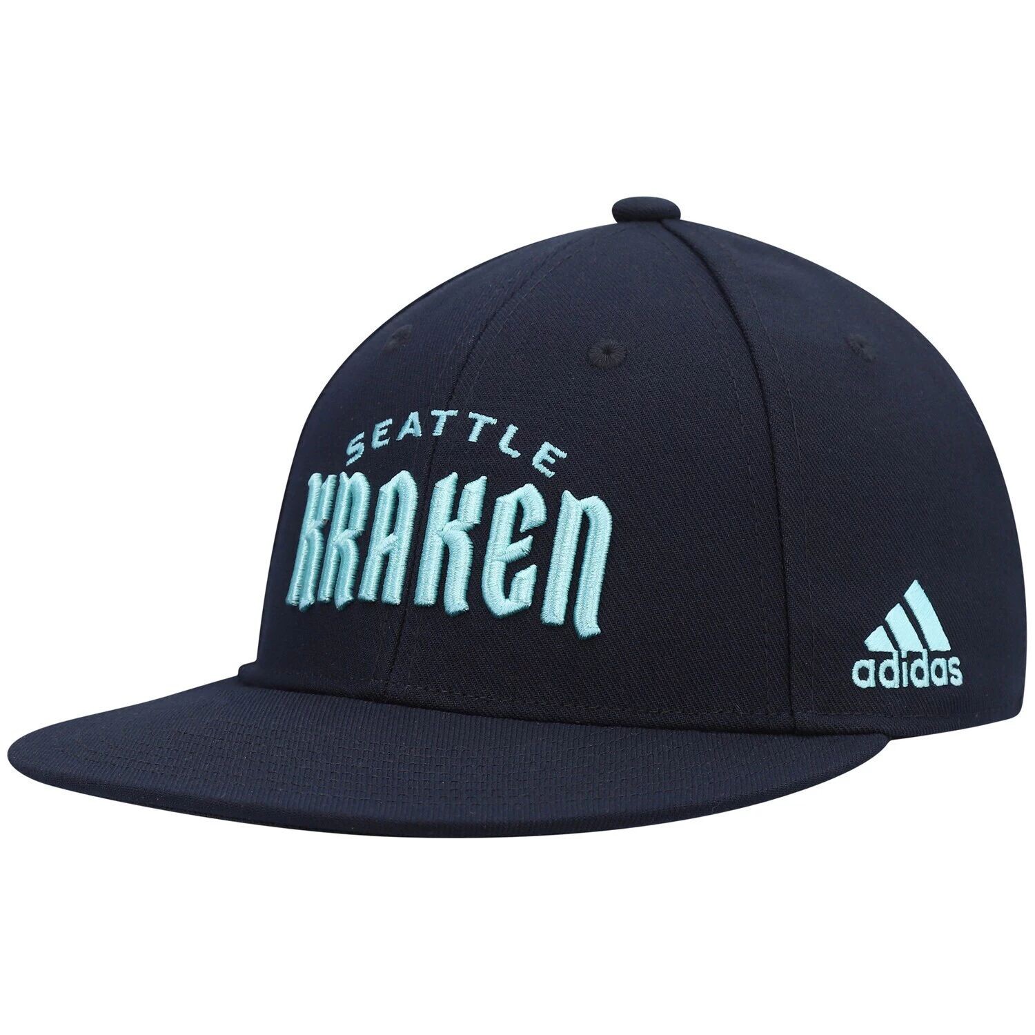 

Мужская кепка Snapback Adidas Deep Sea Blue Seattle Kraken Team