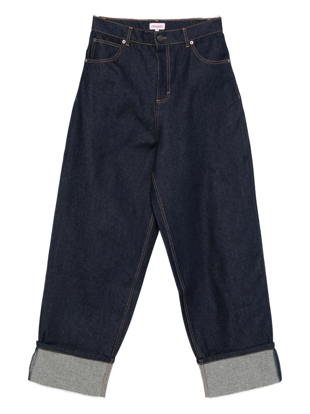 

Джинсы с подворотами Charles Jeffrey Loverboy, синий