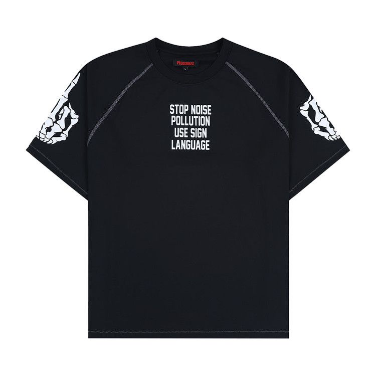 

Футболка Pleasures Pollution Boxy Raglan T-Shirt, Black