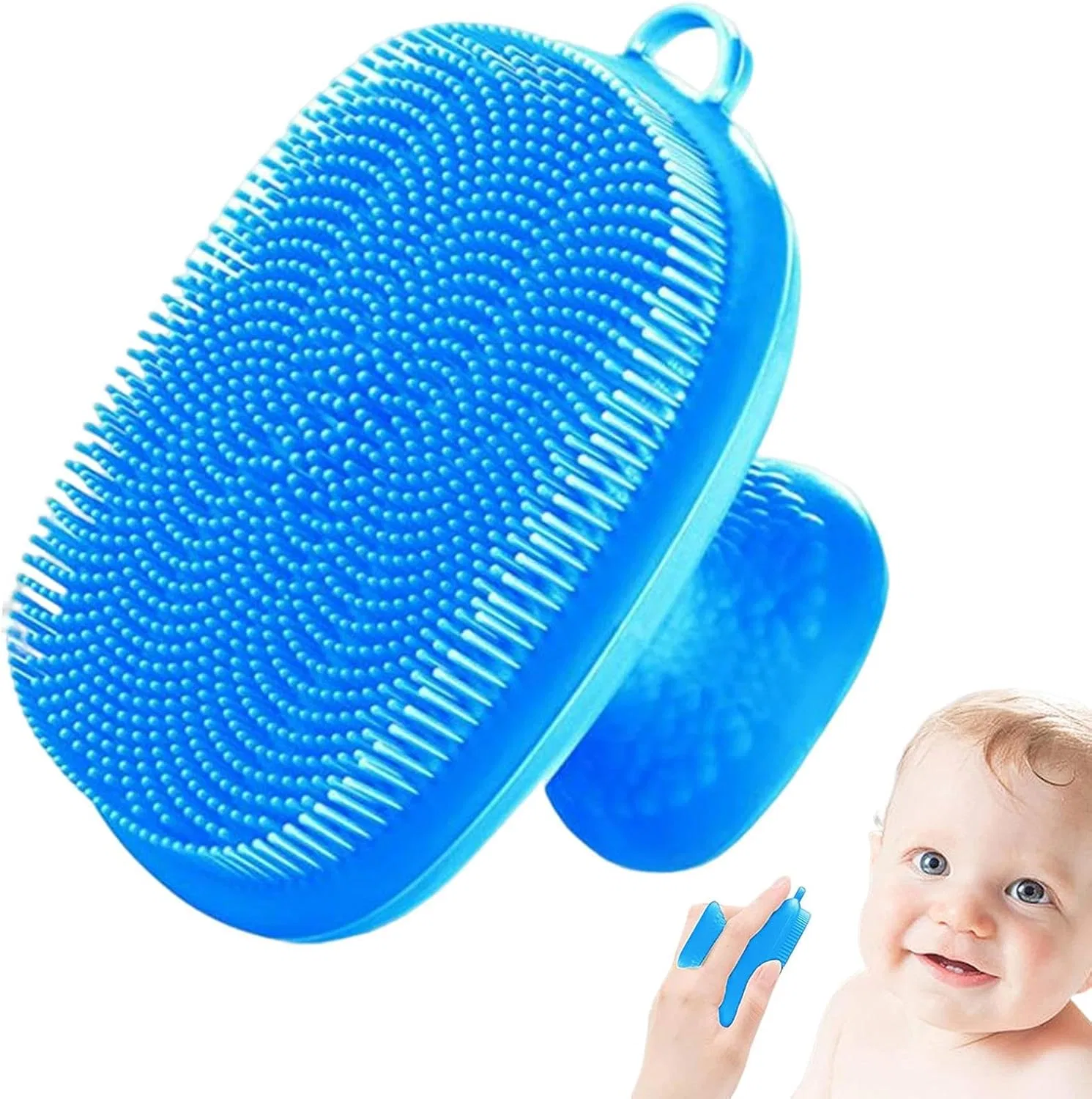Силиконовая щетка для лица для глубокой очистки пор ‎Generisch, Blue — фото 4