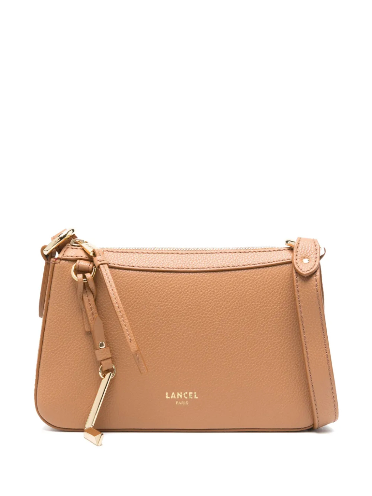 

Кожаная сумка через плечо Lancel, коричневый