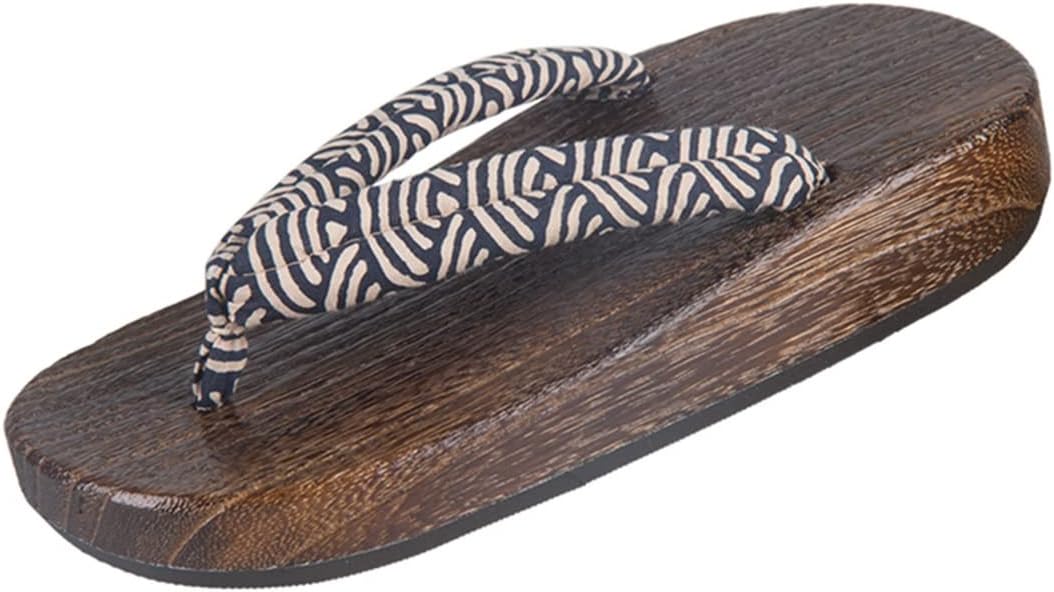 

Сандалии GENYS Flat Flip Flop Geta, деревянные японские традиционные тапки для взрослых, сандалии, мужские шлепанцы, платформенные тапки, обувь для кимоно для пляжа и путешествий (Цвет: I, Размер: 38/39 EU), 38/39 EU A
