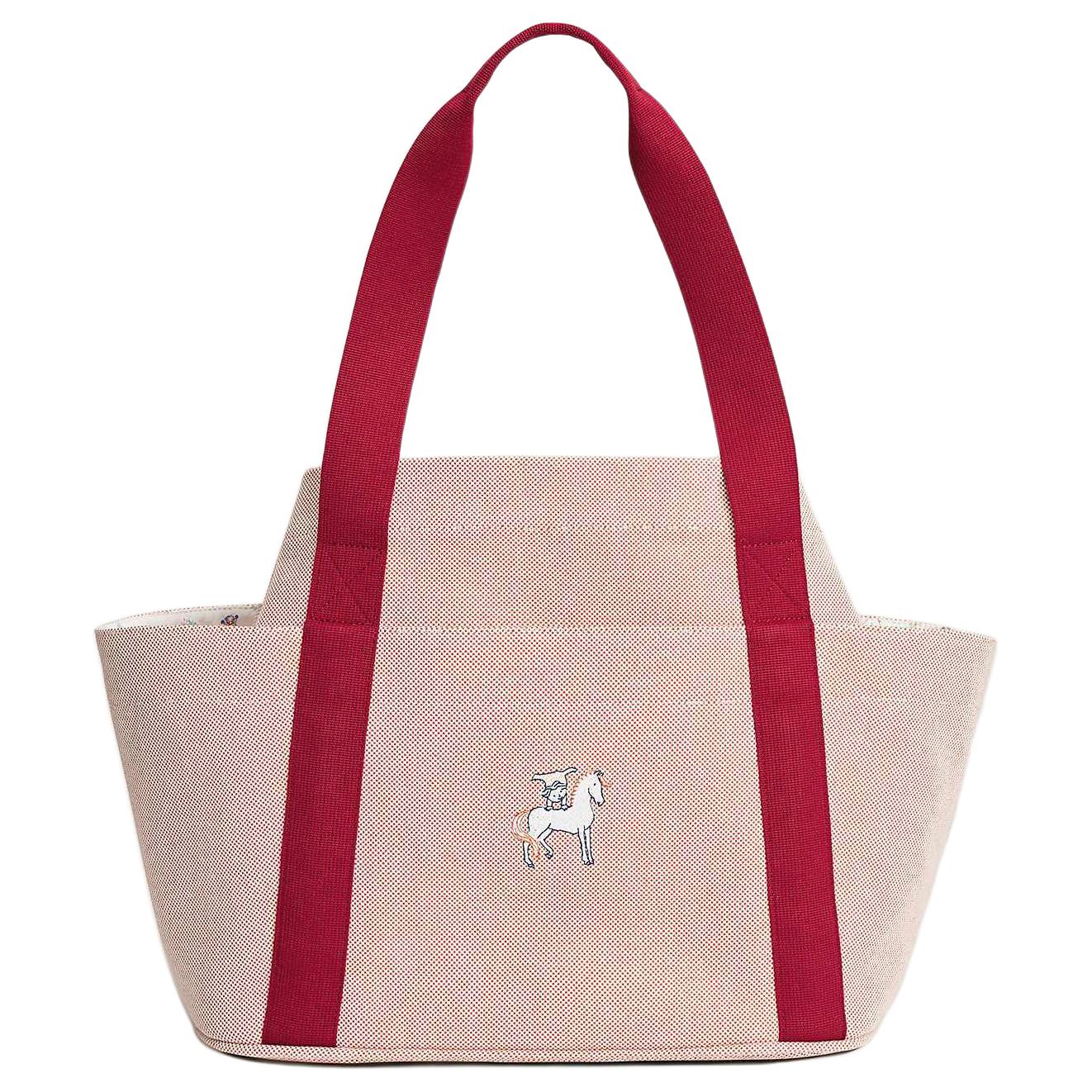 

HERMES Сумка Cabriole Napp Cotton With Polyester женская красная терракотовая