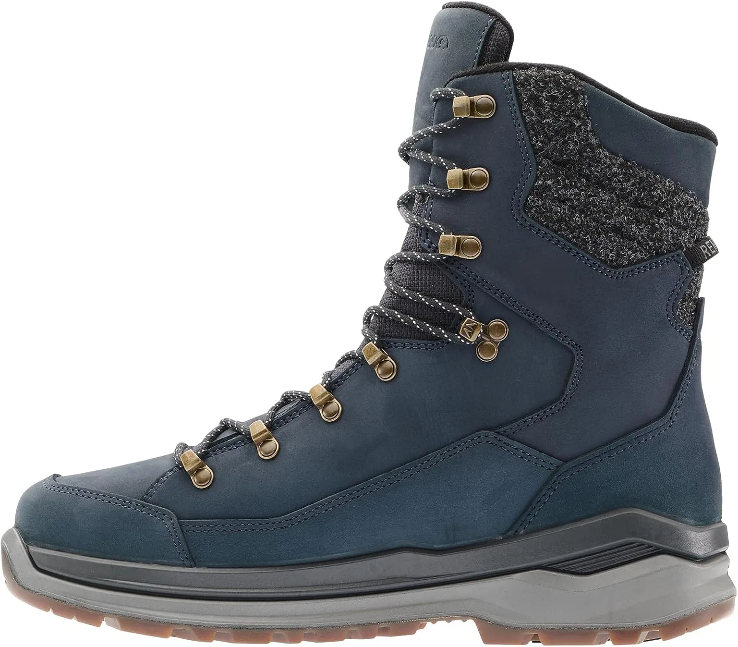Ботинки LOWA Renegade Evo Ice 2 GTX High, Navy Grey — фото 2
