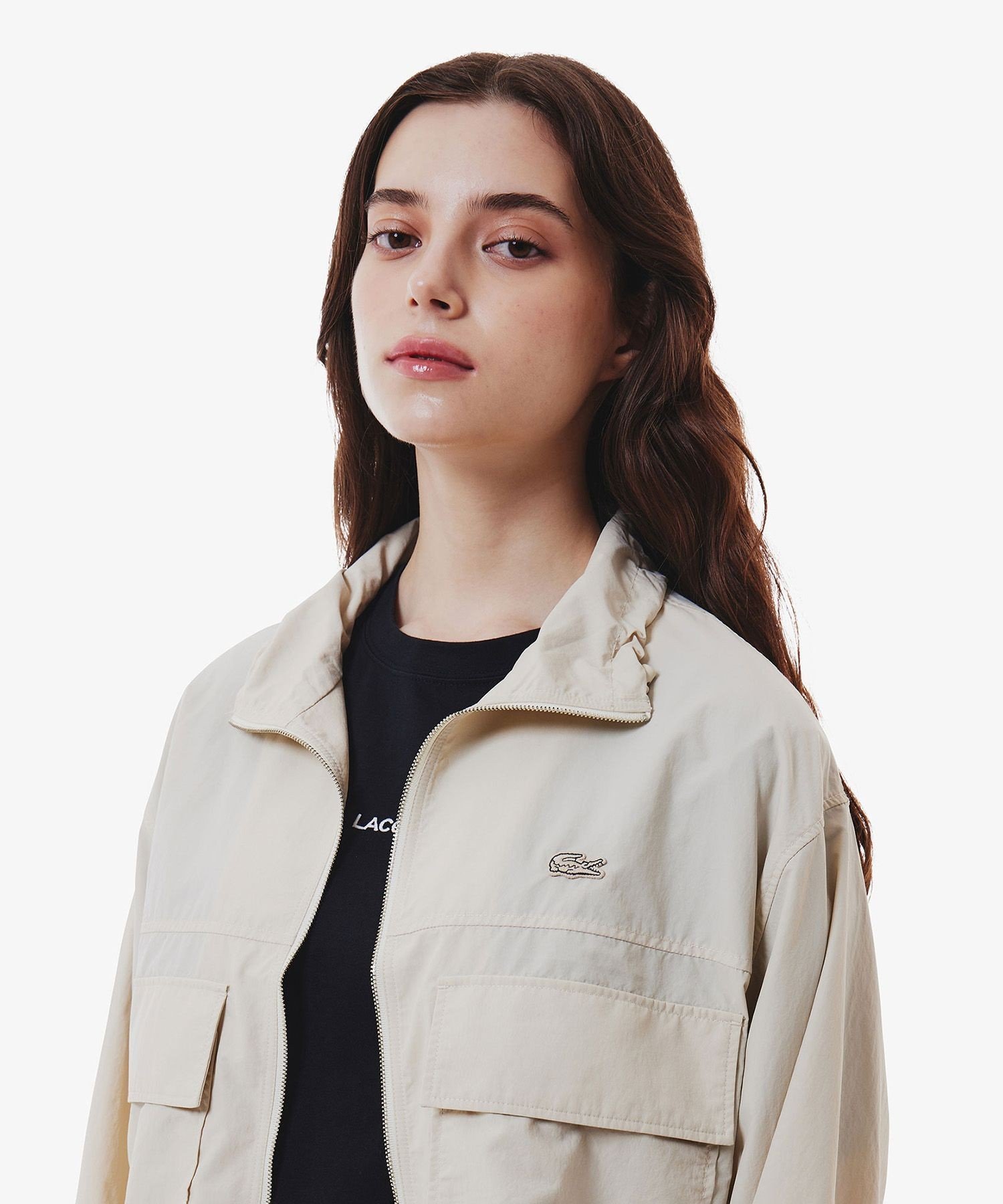 Куртка Lacoste Off White — фото 3