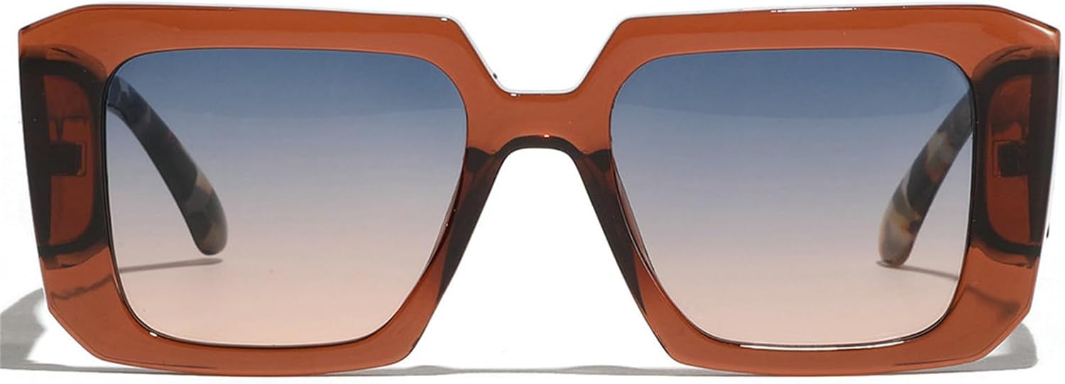 

Солнцезащитные очки Helena увеличенного квадратного размера для женщин и мужчин, модные, роскошные, с толстой оправой, градиентные, для активного отдыха, с защитой от УФ-излучения UV400, C2