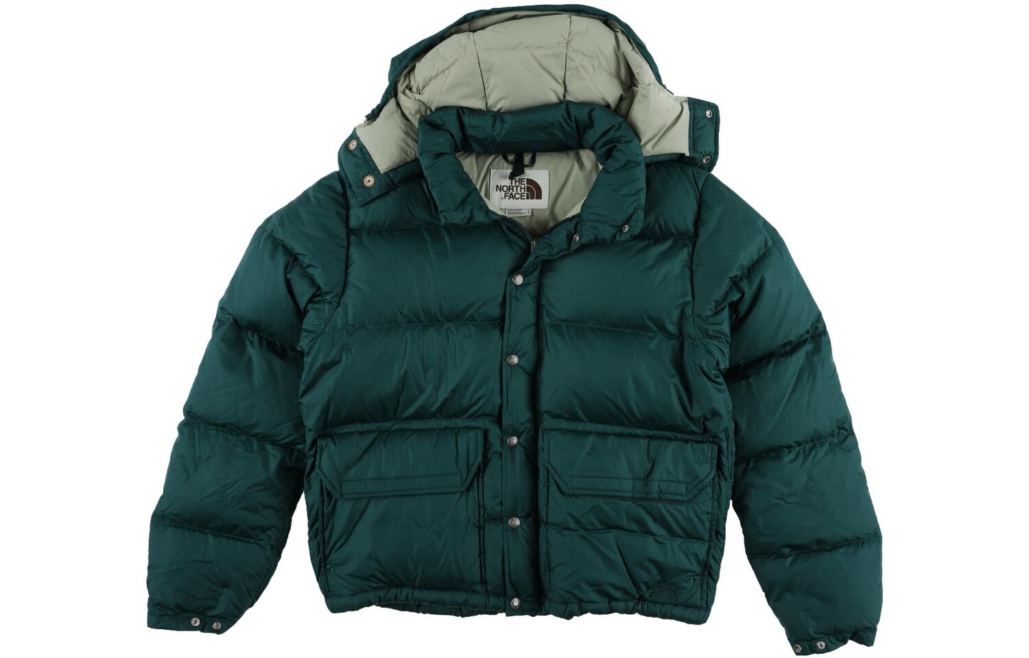 

Пуховик мужской желтый сосново-зеленый The North Face, зеленый