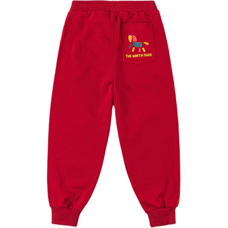 Детские вязаные спортивные штаны The North Face, 619/красный — фото 3