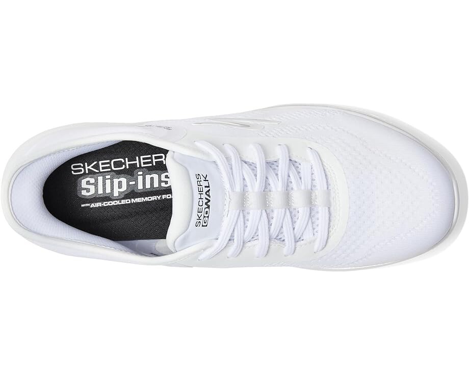 Кроссовки SKECHERS Performance Go Walk 7 Valin Hands Free Slip-Ins, цвет White/Black — фото 2