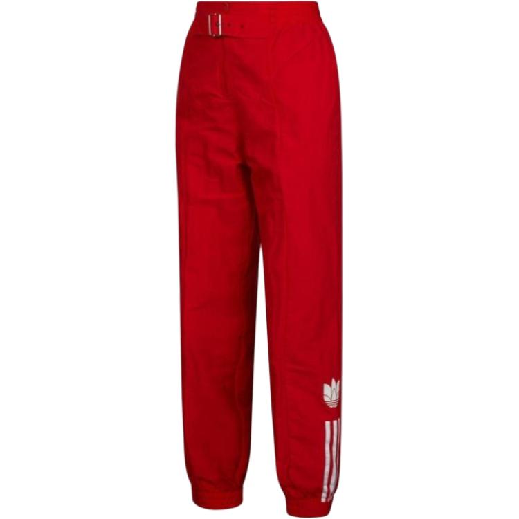 

Adidas Originals Штаны спортивные женские трикотажные красные