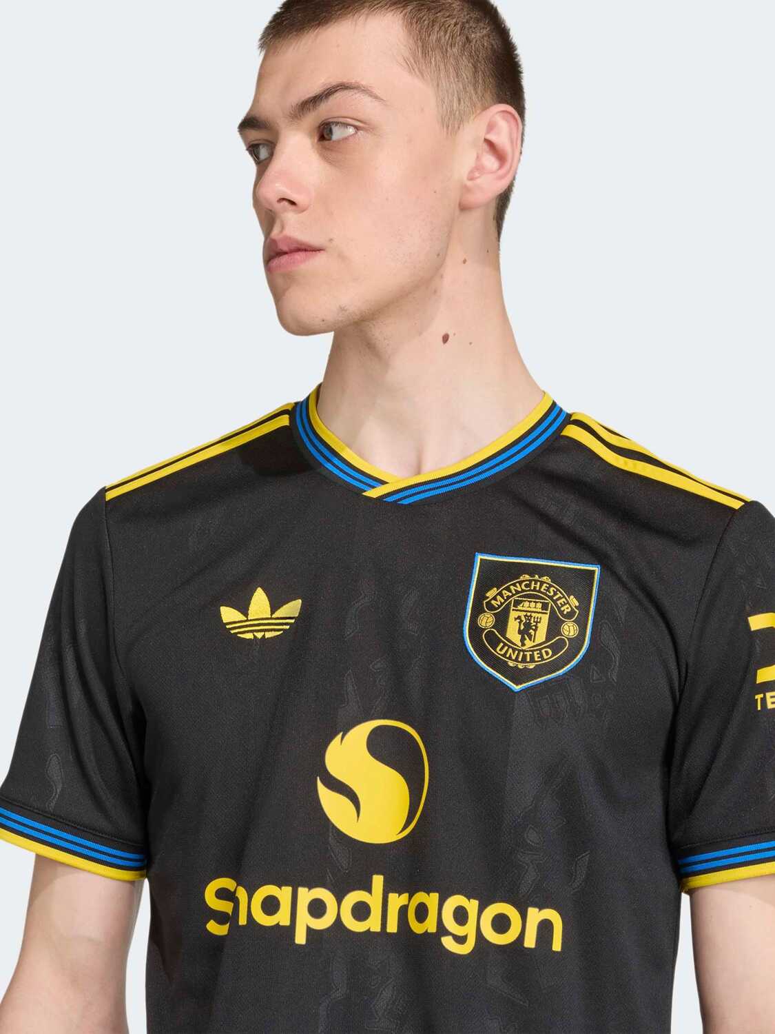 Adidas Performance Джерси 'Manchester United 25/26' в черном цвете — фото 4