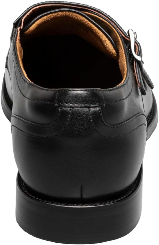 Мужские оксфорды Florsheim Rubano с двойной монковой пряжкой и закрытым носком, черный — фото 3