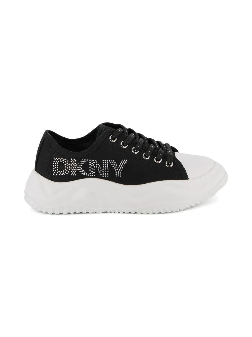 Кроссовки с логотипом Dkny Kids, черный — фото 2