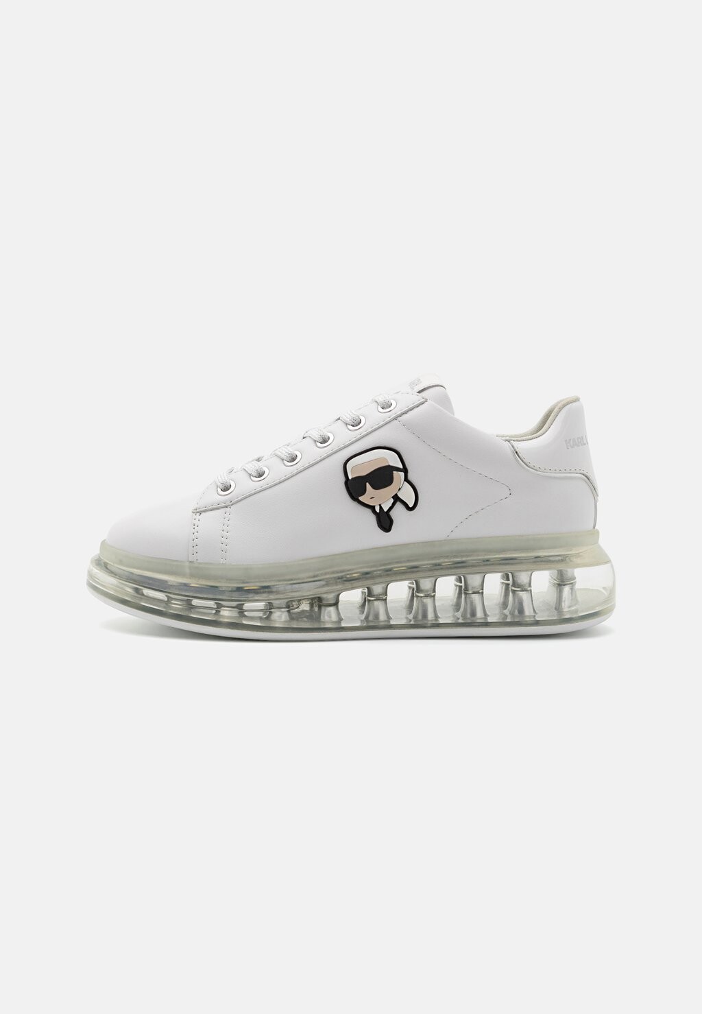

Низкие кеды Kapri Kushion Lace KARL LAGERFELD, цвет white/silver