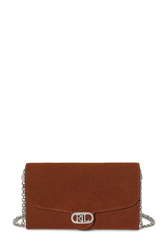 

Замшевая сумка-клатч Lauren Ralph Lauren, коричневый