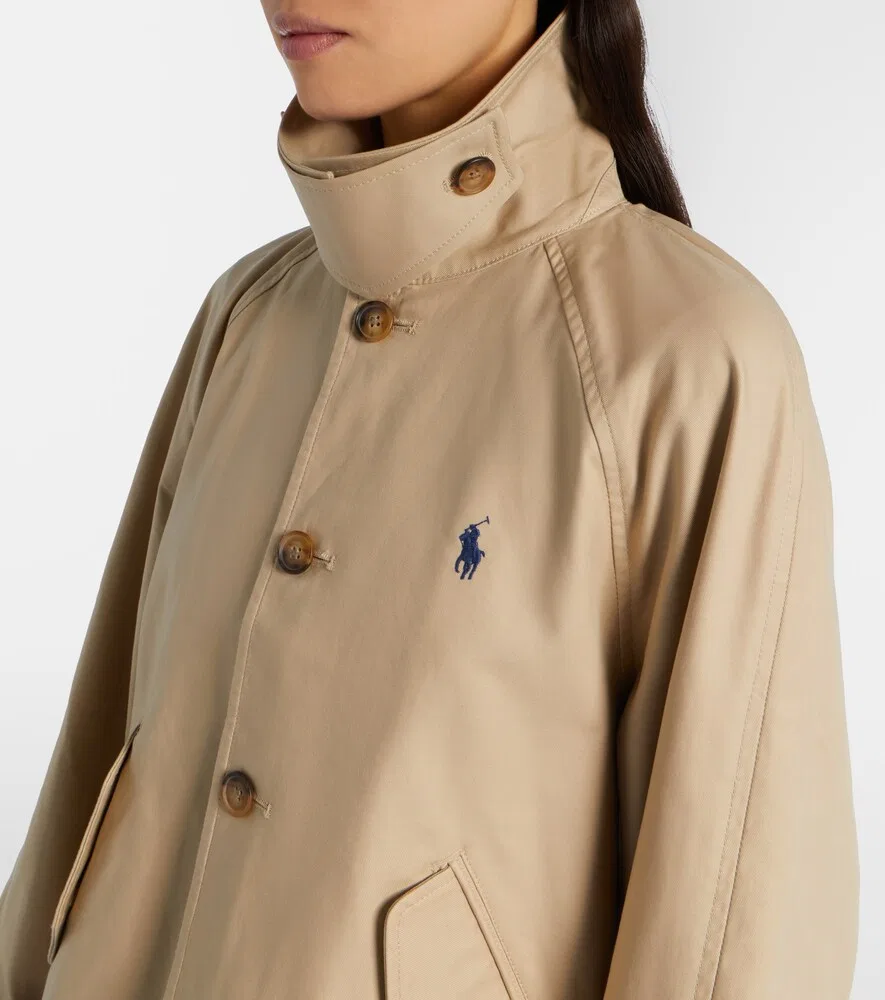 Куртка из хлопчатобумажной саржи Polo Ralph Lauren, бежевый — фото 4