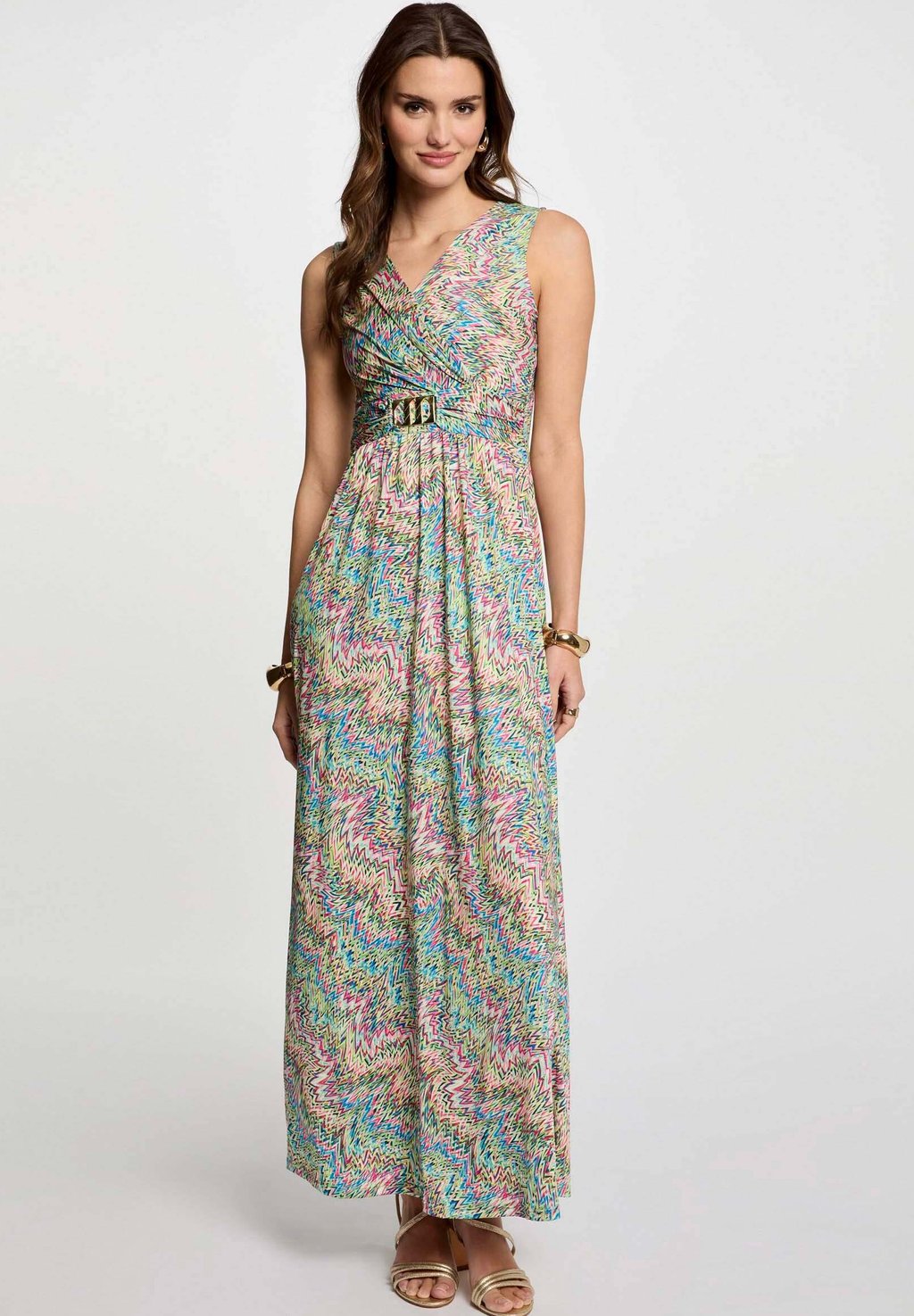 

Платье макси PRINTED STRAIGHT Morgan, мультиколор