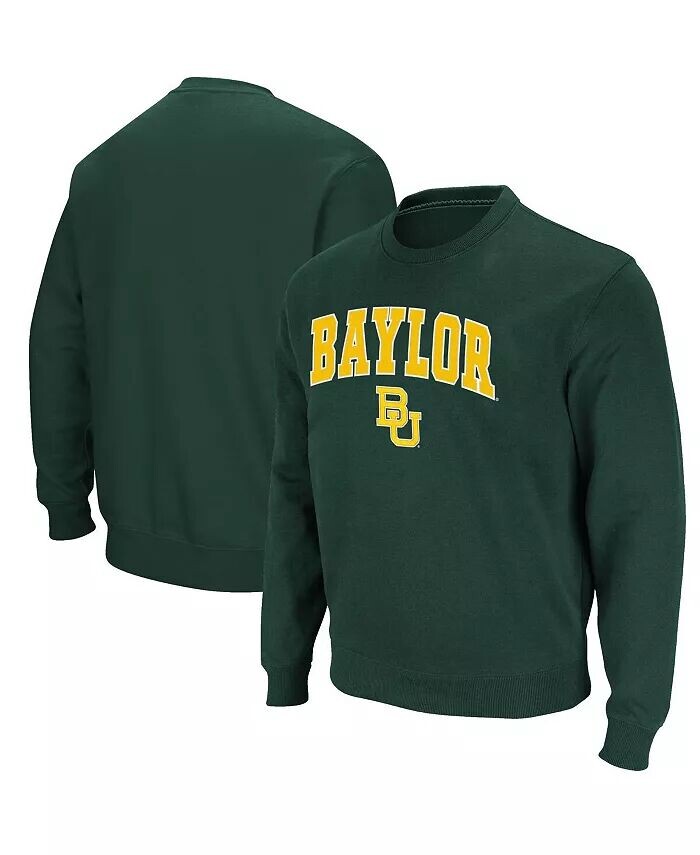 

Мужская толстовка-пуловер Baylor Bears Arch & Logo Colosseum, зеленый