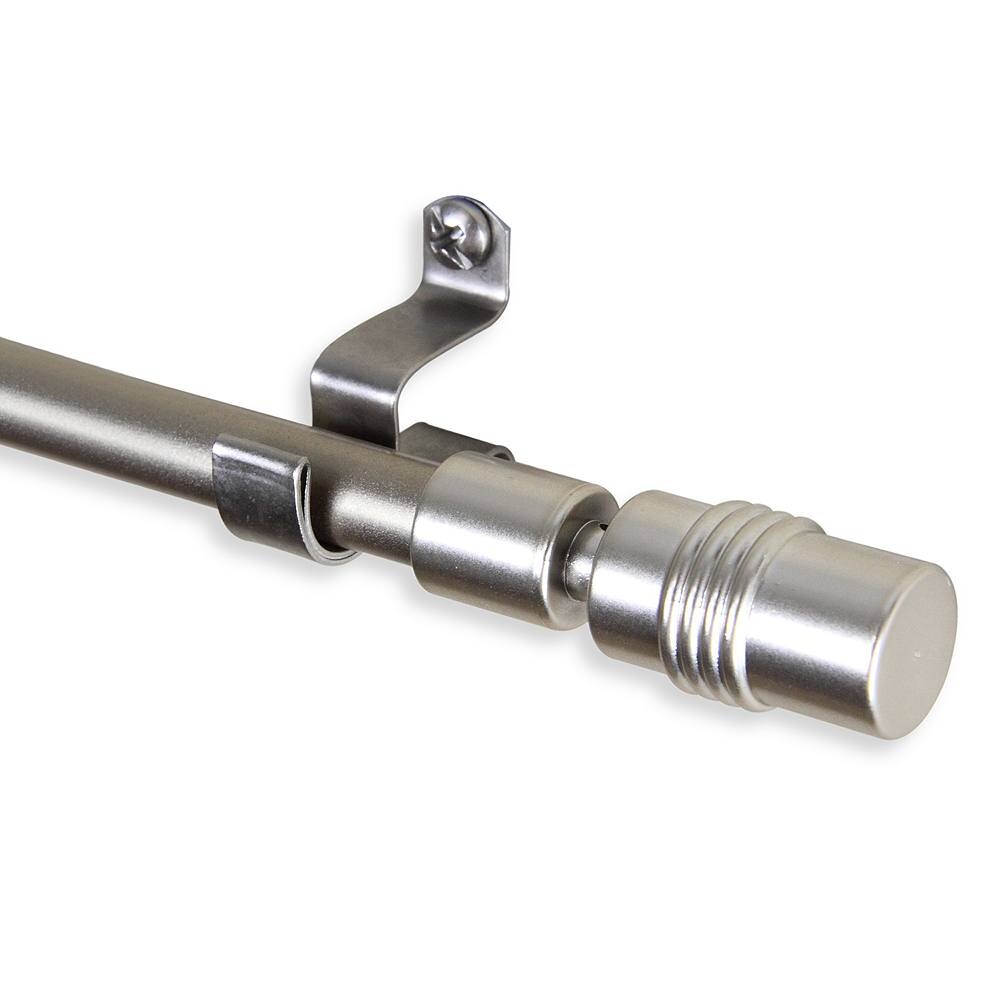 

Карниз для оконных штор Rod Desyne Barrel, цвет Satin Nickel