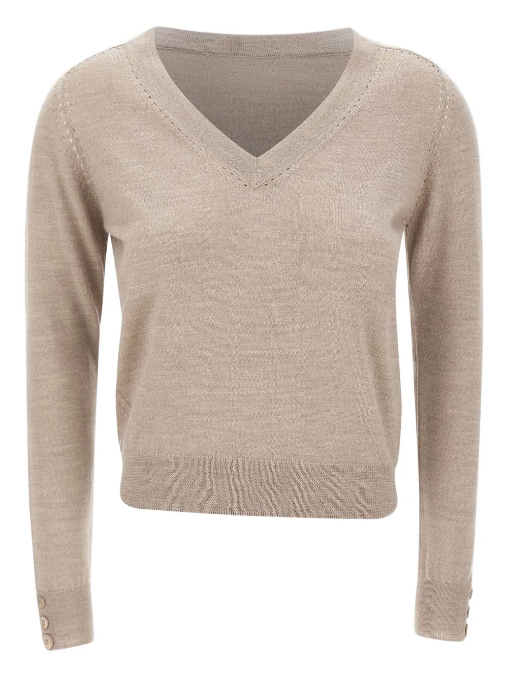

Пуловер с V-образным вырезом Liu Jo, нейтральный
