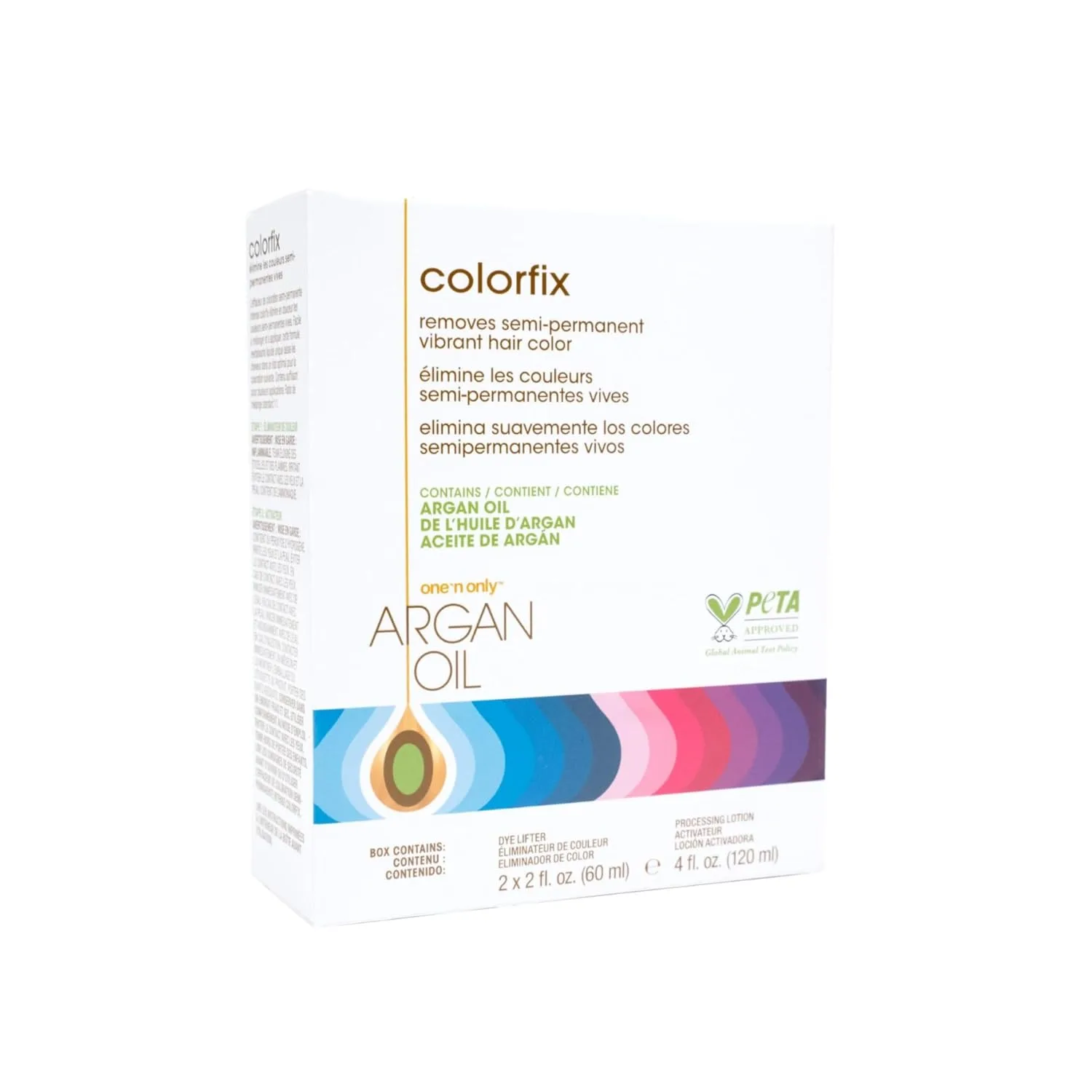 One 'n Only Colorfix полуперманентный набор для удаления краски для волос с аргановым маслом, профессиональное средство для коррекции цвета, cruelty free, Semi-Permanent