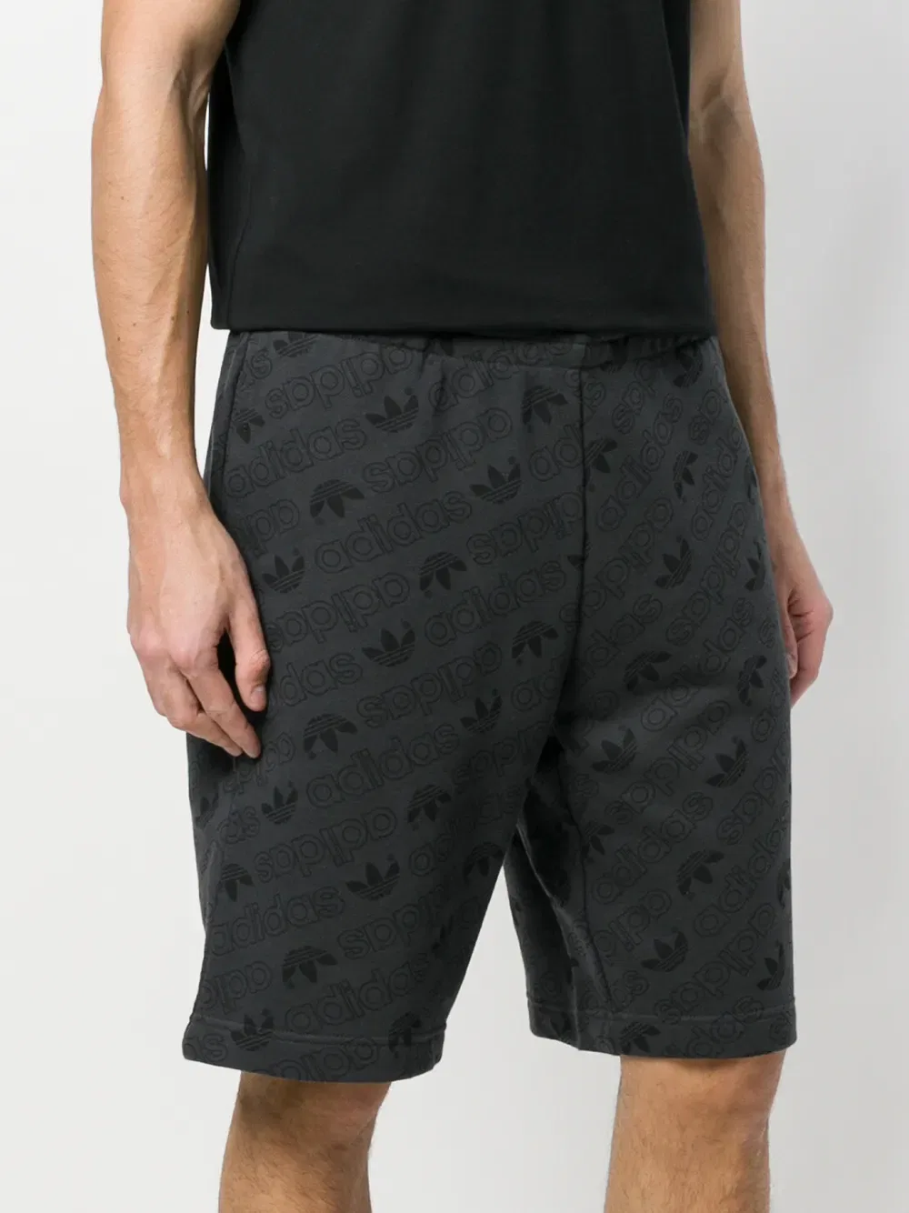 Шорты Adidas Originals AOP, серый — фото 3