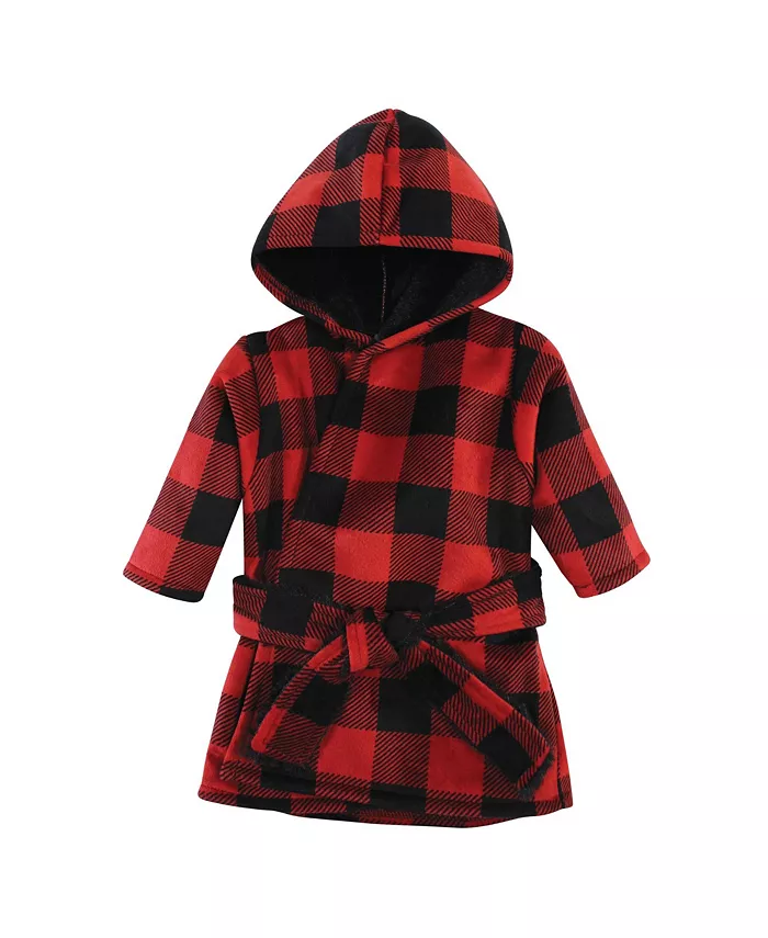 

Детский халат для мальчиков Hudson Mink с подкладкой из искусственного меха для бассейна и пляжа, цвет Eucalyptus Hudson Baby, красный