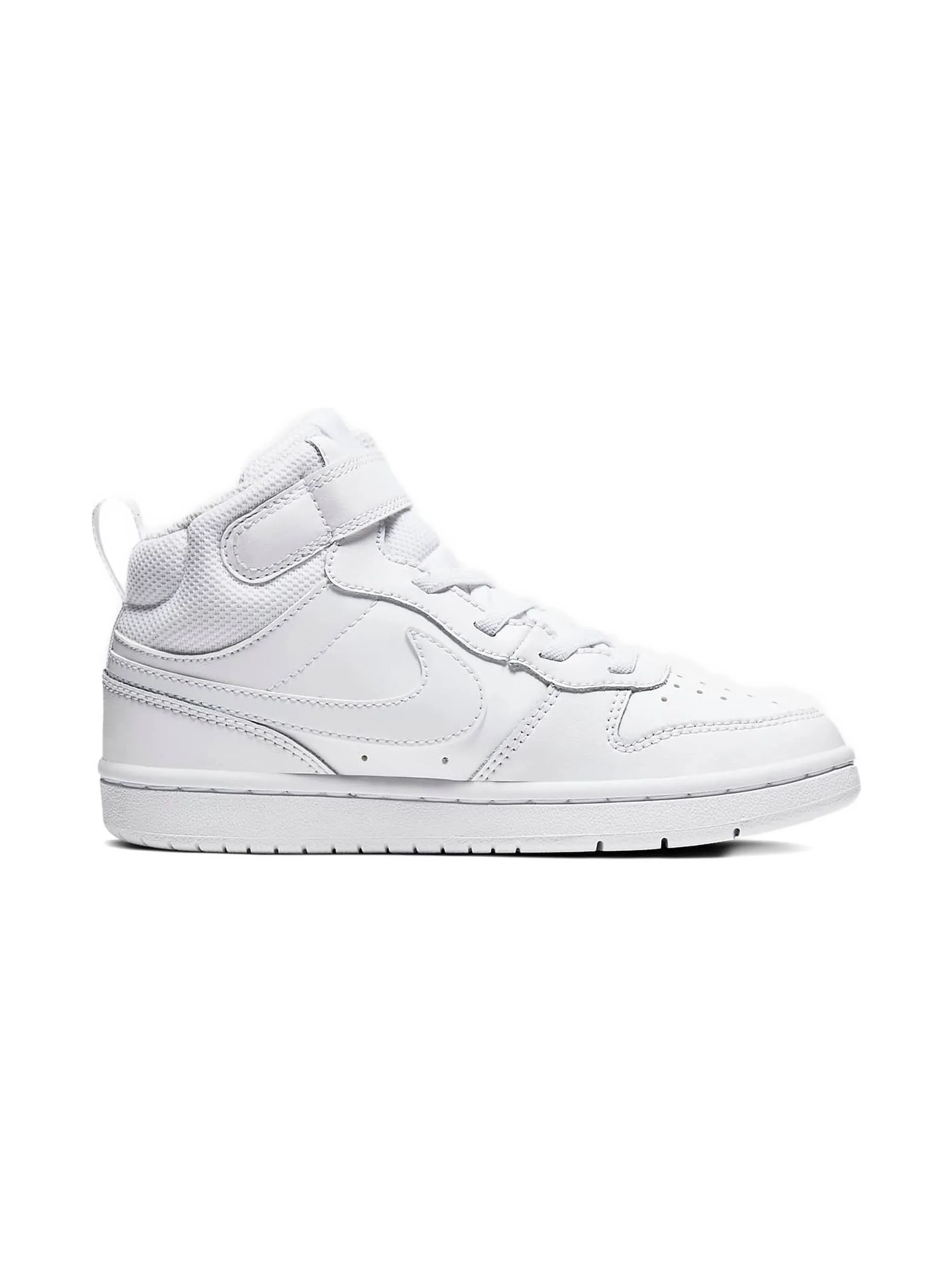 

Кроссовки Court Borough Mid 2 Triple Nike Kids, белый