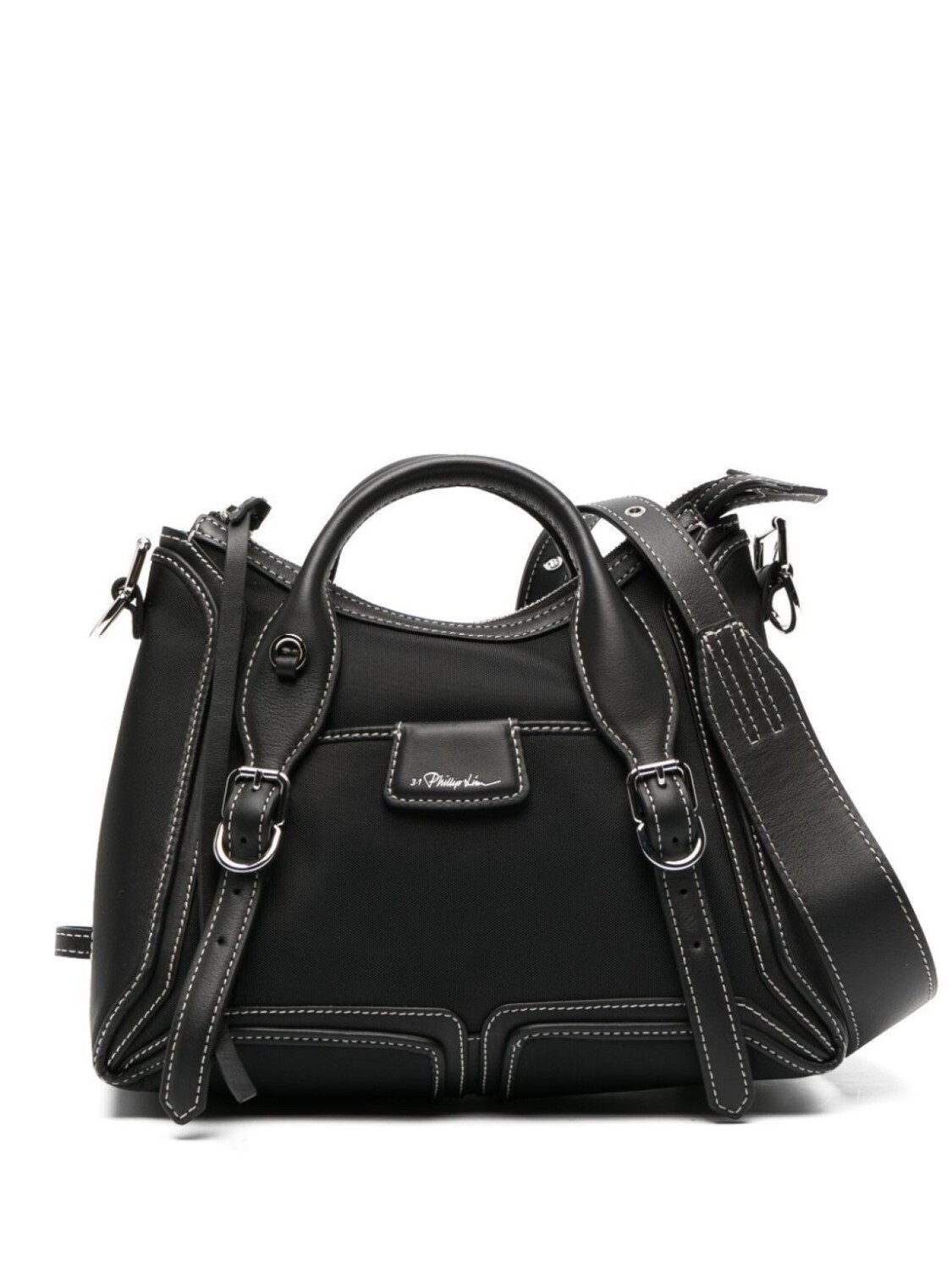 

3.1 Phillip Lim Pashli Moto satchel, черный