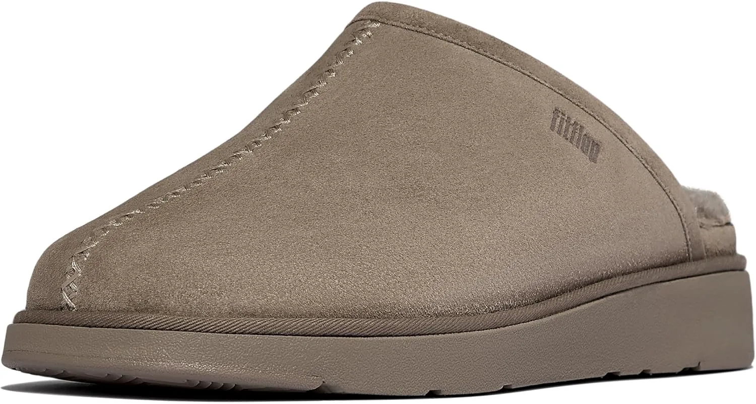 Мужские замшевые тапочки FitFlop Gen-FF с подкладкой из овчины — фото 3