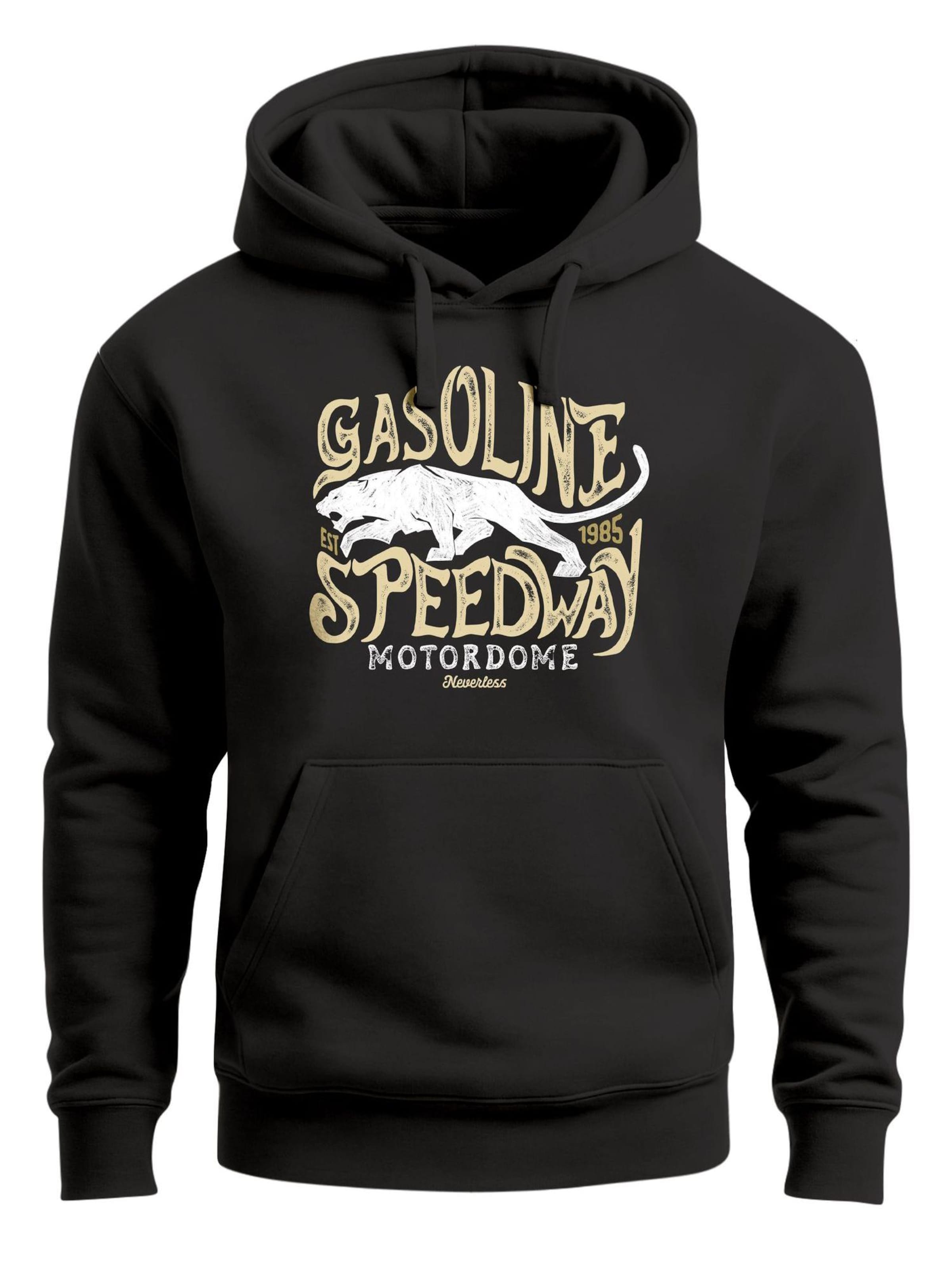 

Neverless Толстовка 'Panther Gasoline' в черном цвете, Черный, Neverless Толстовка 'Panther Gasoline' в черном цвете