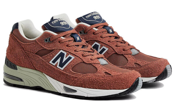 Кроссовки 991 made in england 'bruschetta' New Balance, мультиколор — фото 3