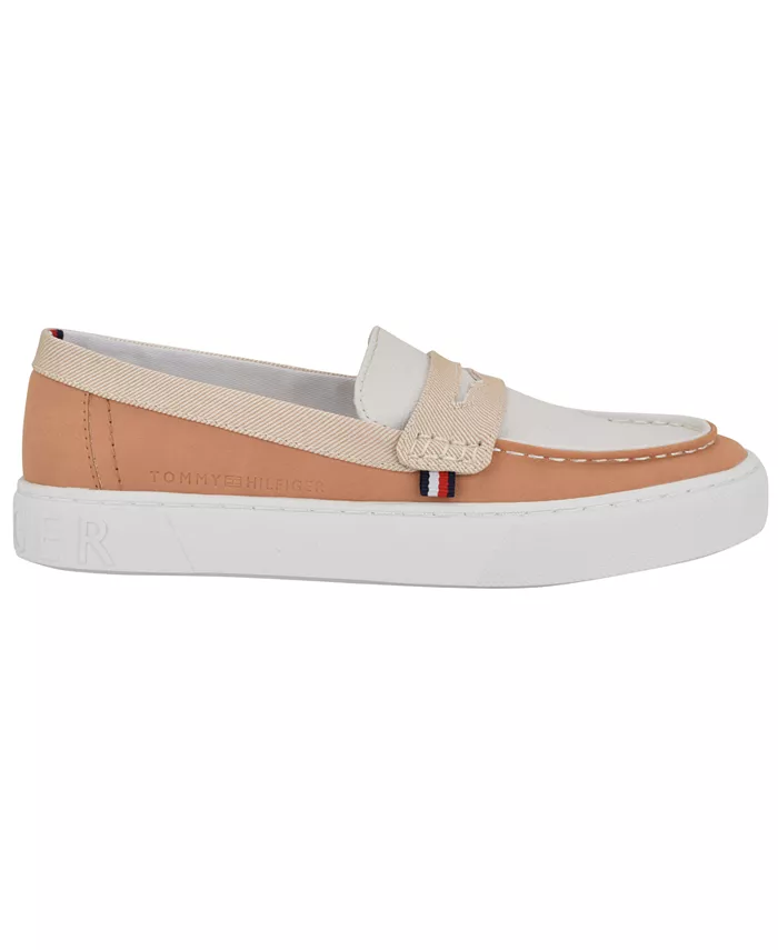 Женские спортивные лоферы Walees Slip-On Penny Tommy Hilfiger, коричневый/бежевый — фото 2