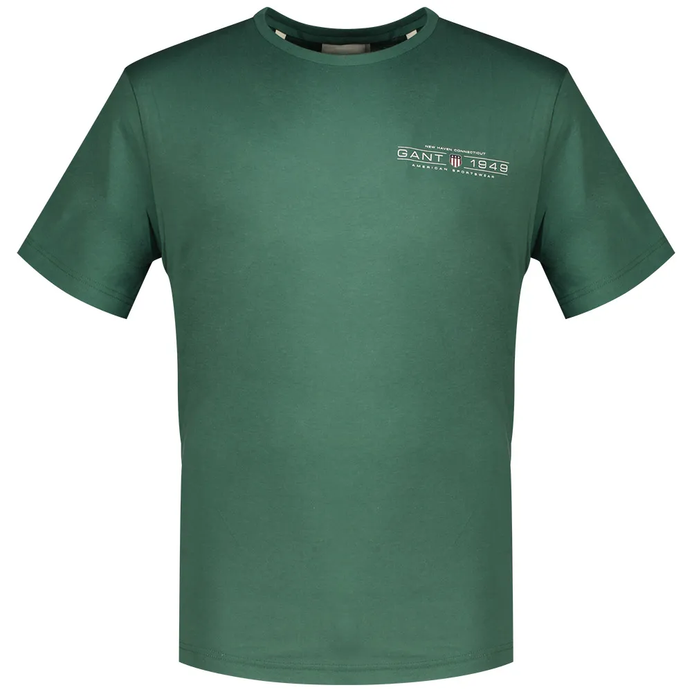 

Футболка Gant Printed Graphic, зеленый
