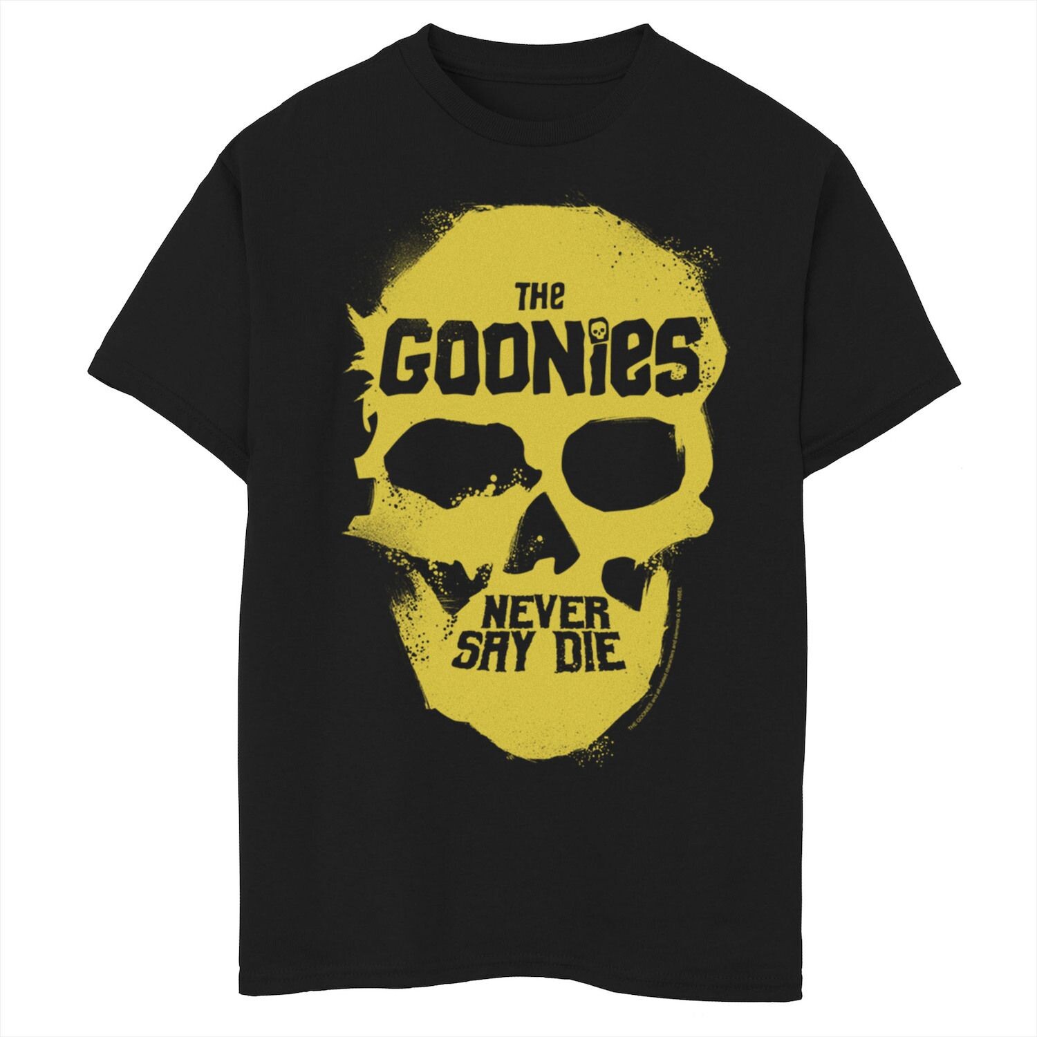 

Футболка с желтым черепом для мальчиков 8–20 лет Goonies Never Say Die Licensed Character, Желтый, Футболка с желтым черепом для мальчиков 8–20 лет Goonies Never Say Die Licensed Character