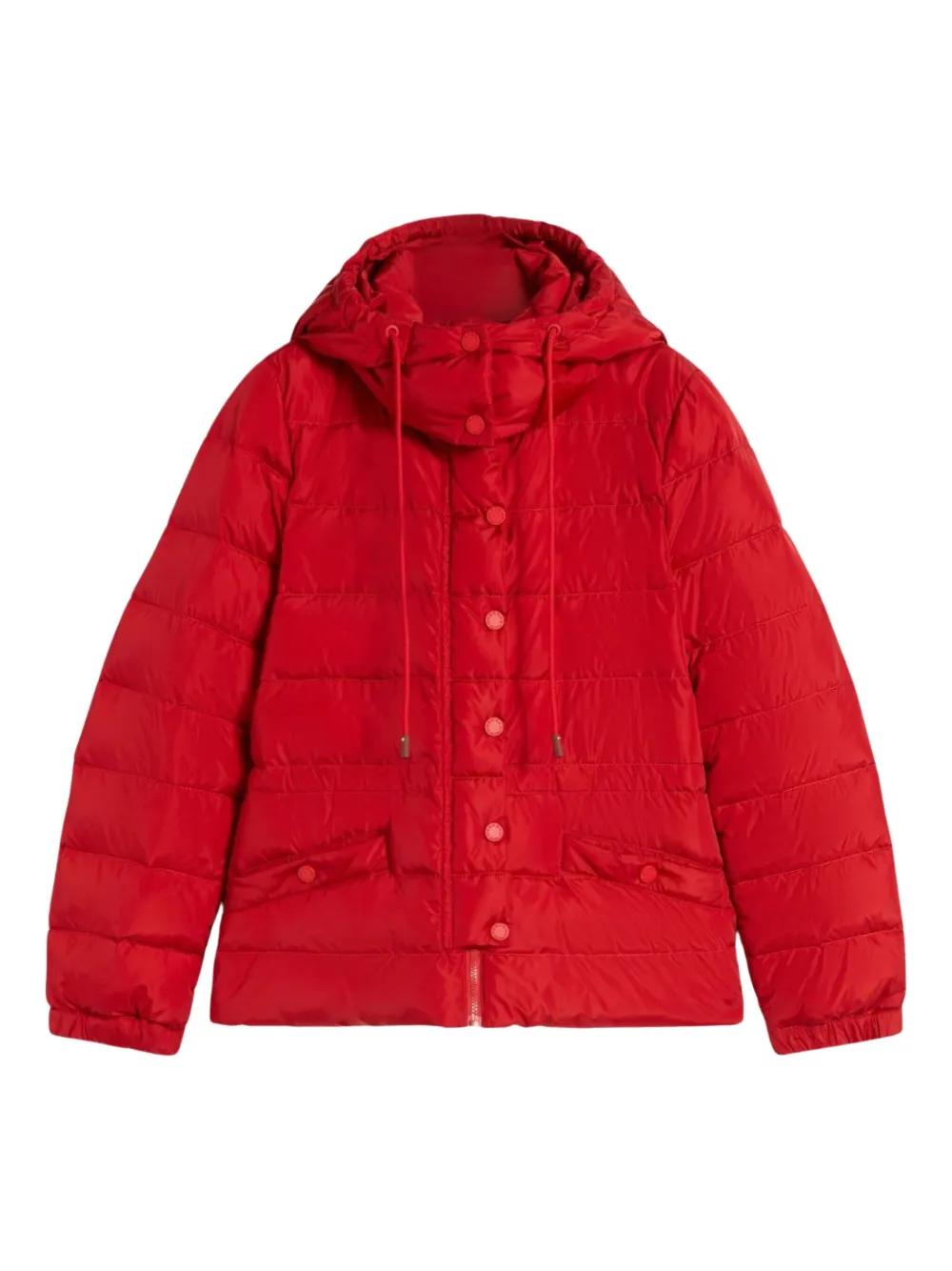 

Стеганая куртка с капюшоном Weekend Max Mara, красный