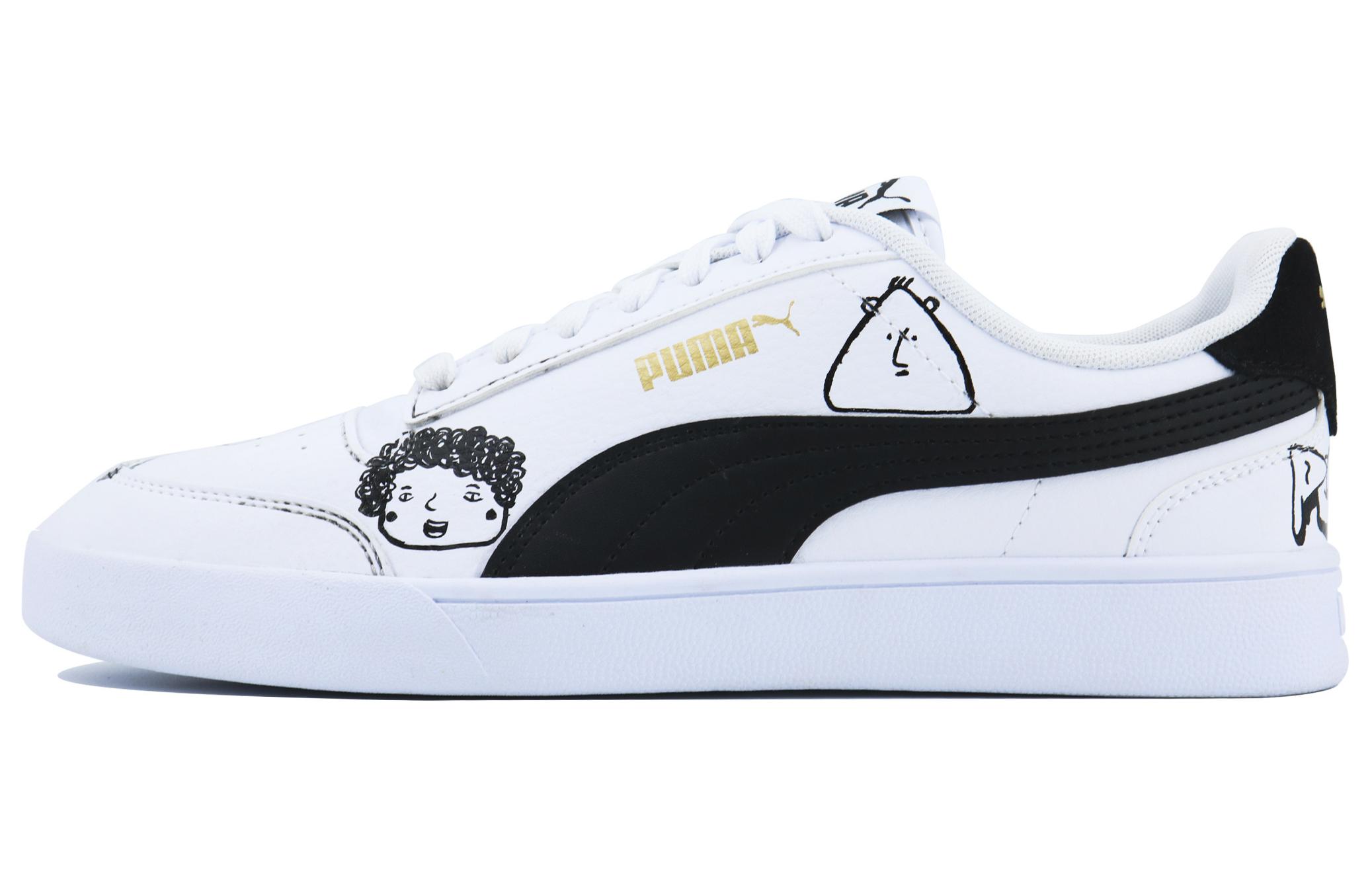 

Кроссовки Puma Shuffle Skateboarding Shoes Unisex Low-top White, белый