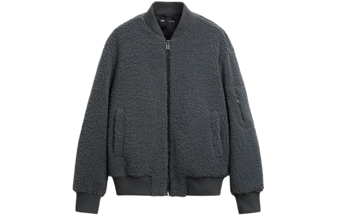 

Куртка мужская серая Zara, серый