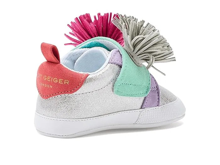 Кроссовки с бахромой Baby Laney Fringe Kurt Geiger London Kids, Multi — фото 4