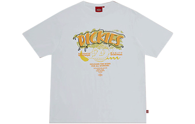 

Dickies Футболка прямого кроя унисекс белого цвета SS21