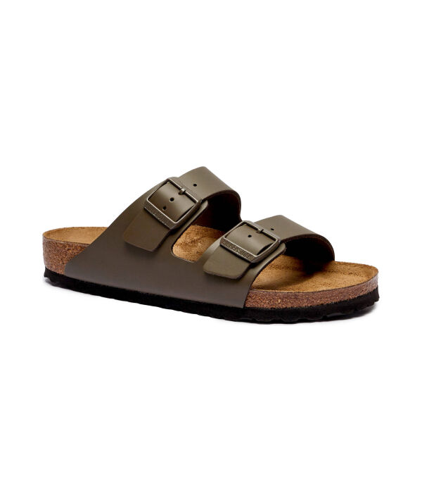 

Кожаные тапочки аризона nl eva Birkenstock, серый