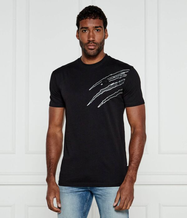 

Царапина на футболке Loose fit Plein Sport, черный