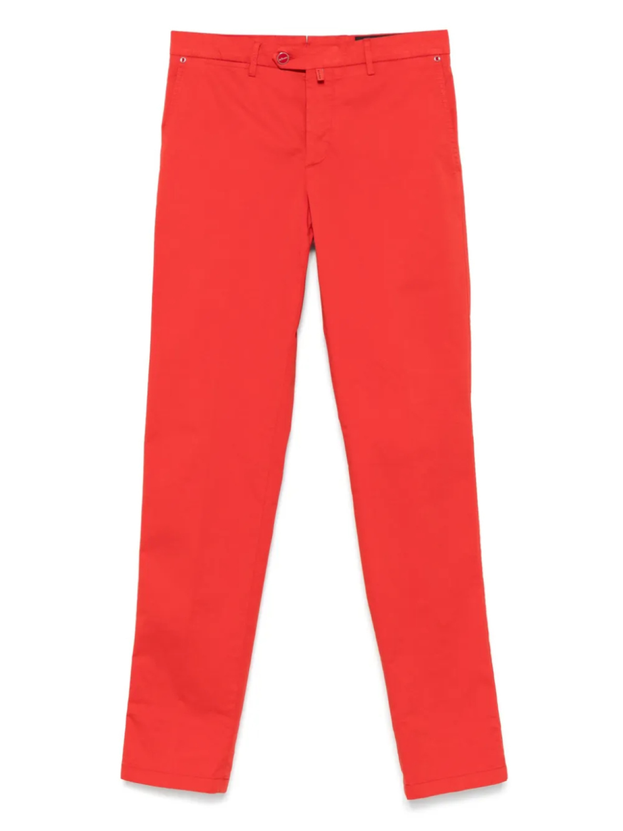 

Хлопковые чиносы Kiton, красный