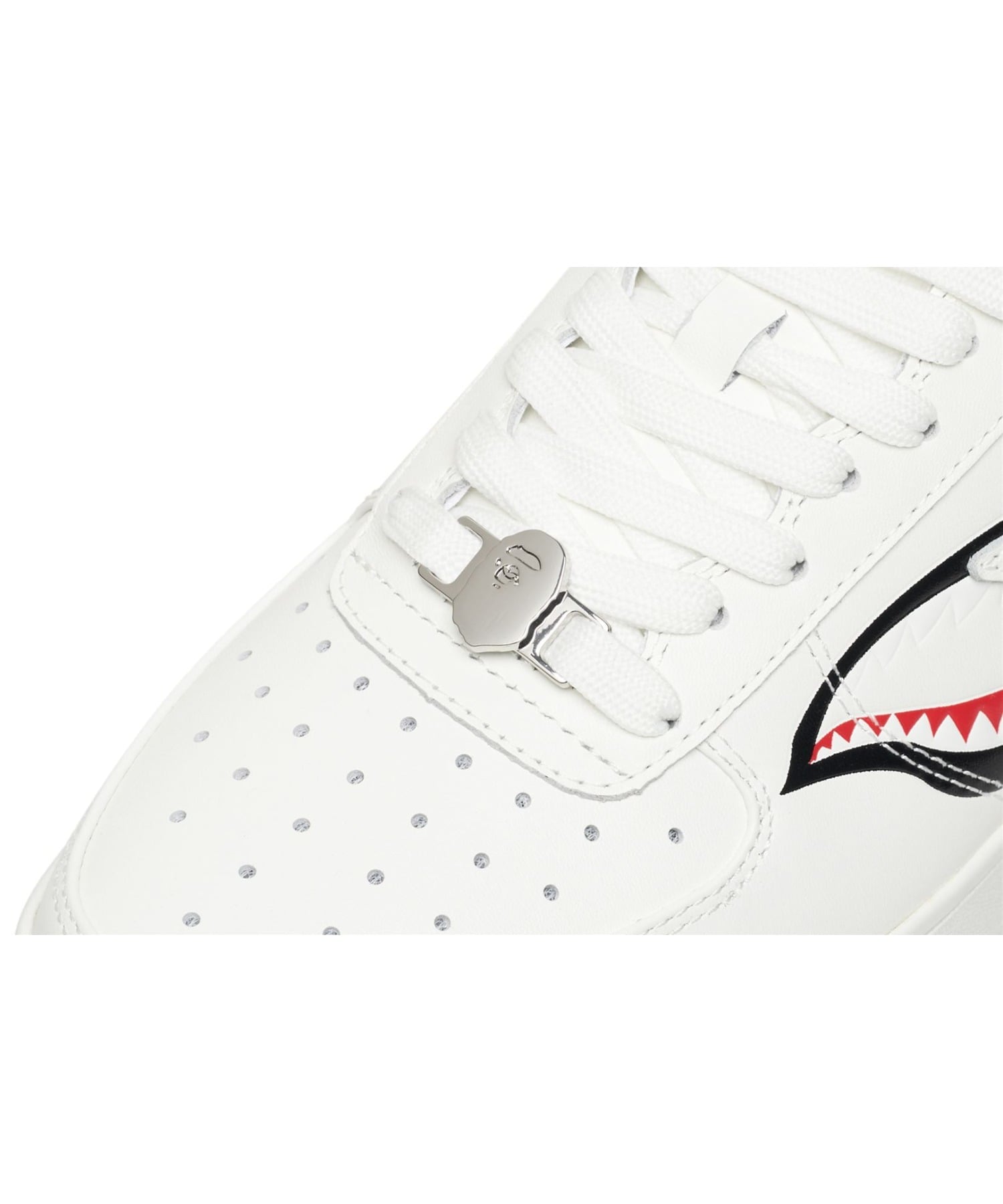 BAPE STA SHARK A BATHING APE, WHITE — фото 4