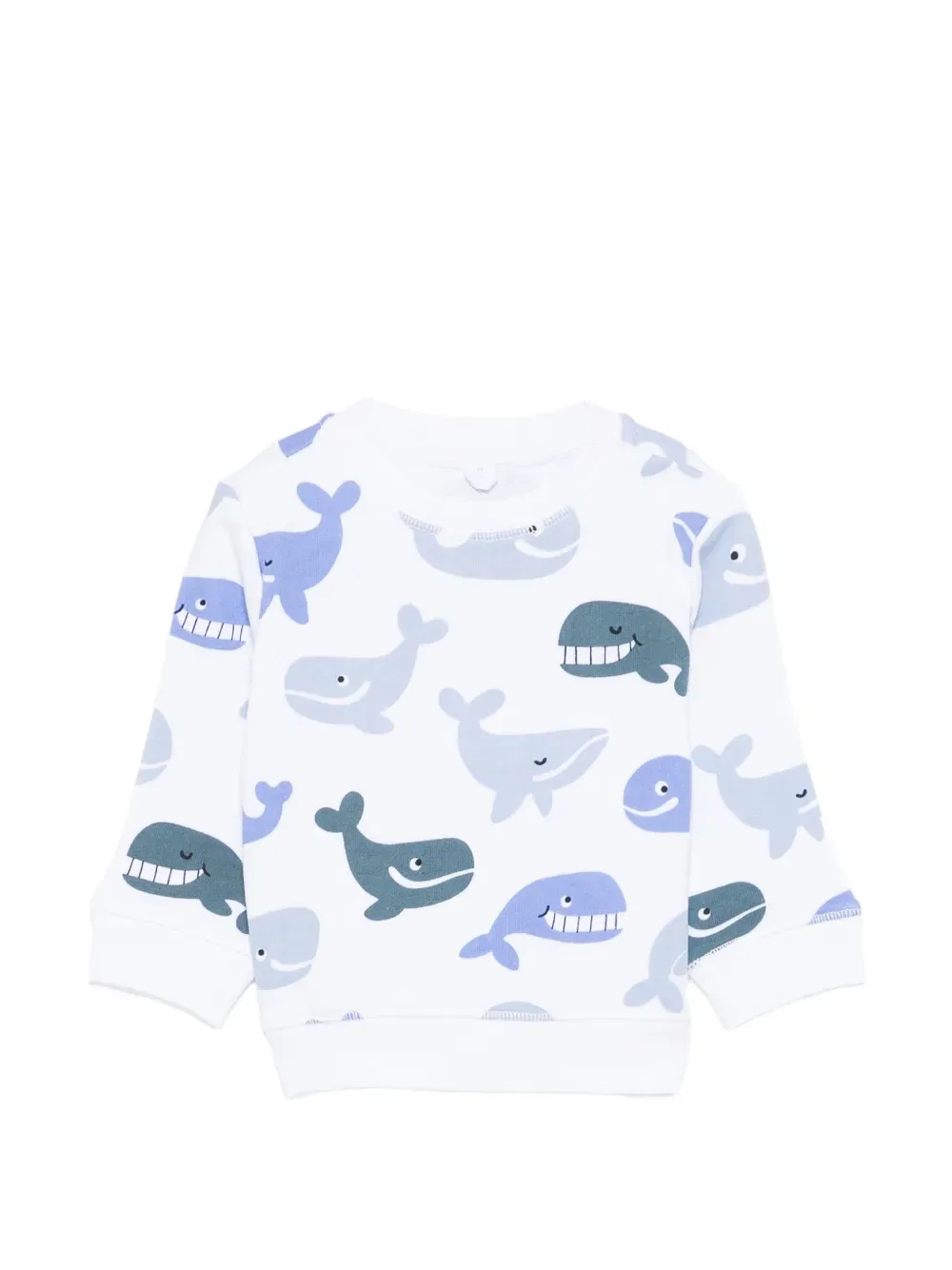 Толстовка с принтом кита Stella Mccartney Kids, белый
