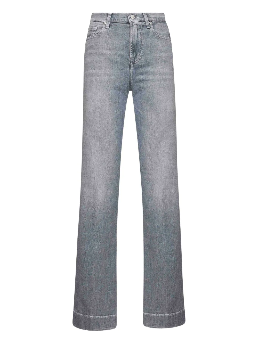 

Хлопковые джинсы 7 For All Mankind, серый