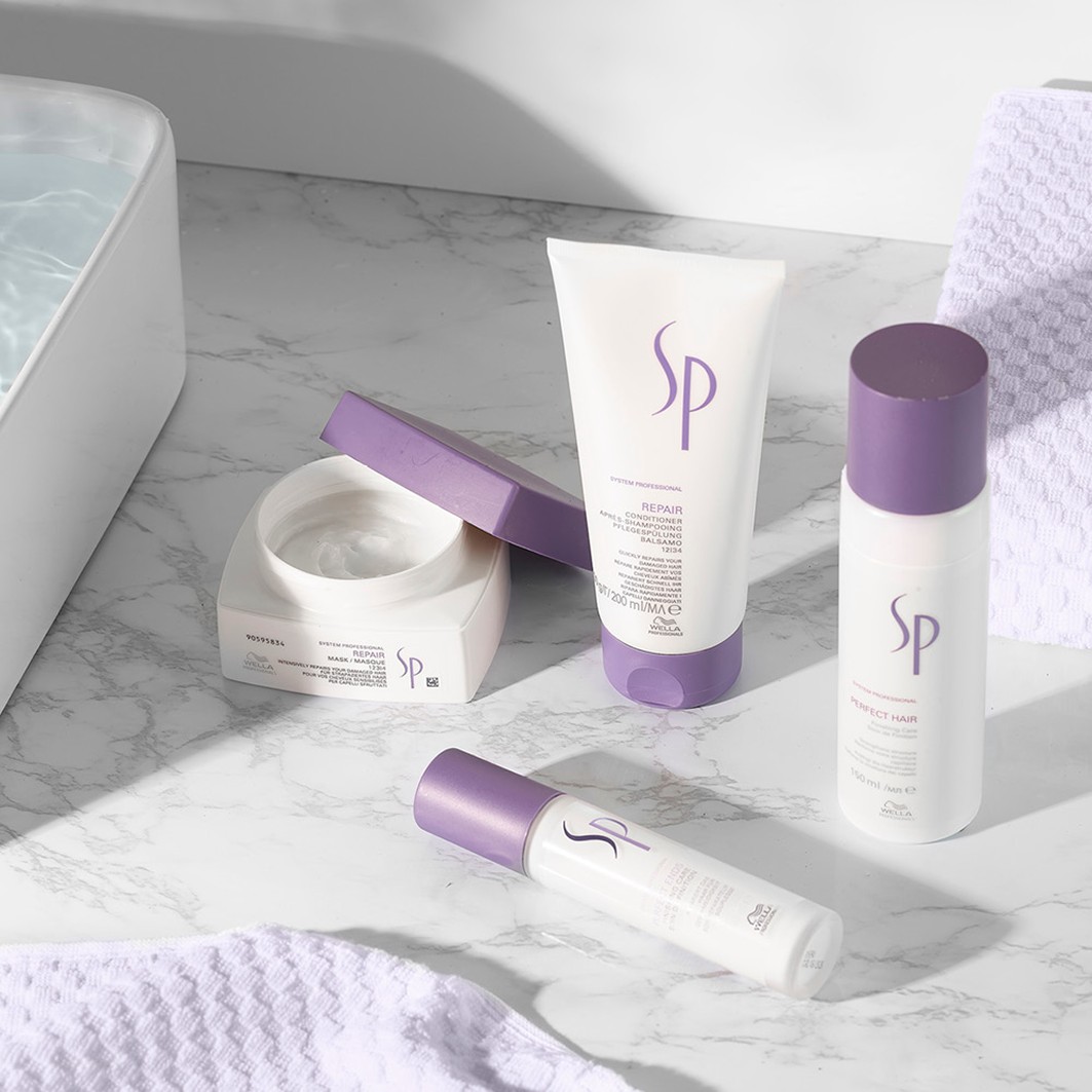 Маска для волос sp repair repair mask Wella Professionals, объем 400 мл — фото 3