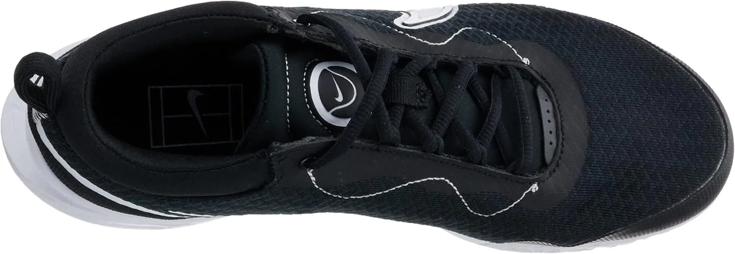 Кроссовки для тенниса Nike, Black White — фото 3