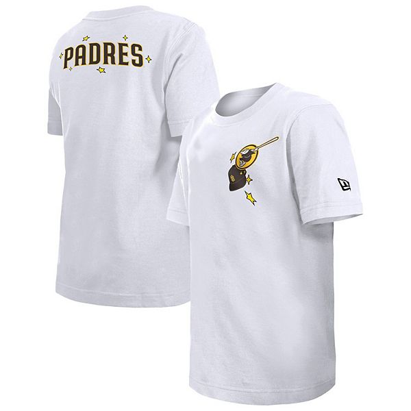 Футболка Youth San Diego Padres Stars & Cap белая New Era — фото 2